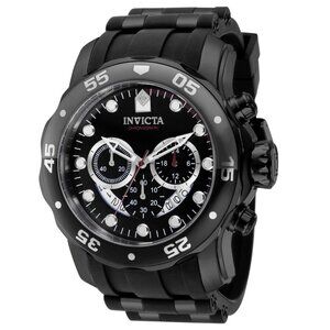 Invicta Pro Diver SCUBA Men's Watch - 48mm, Black (37231) in Hard Case